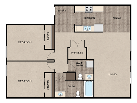 6134 4th Street NW Studio-2 Beds Apartment for Rent - Photo Gallery 23